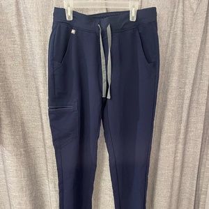 FIGS Zamora Jogger Scrub Pant Navy Size Small TALL